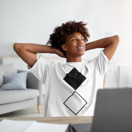 Decoratief Diamond Square T-shirt