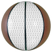 Decoratief, donkergrijs, houtskool basketbal (Verticaal)