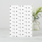 Decoratief, donkergrijs, houtskool kaart (Staand voorkant)