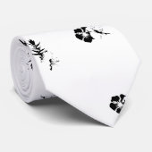 Decoratief, donkergrijs, houtskool stropdas (Opgerold)
