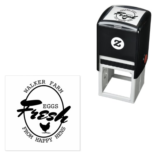 Decoratief ei zelfinktende stempel (In situ)