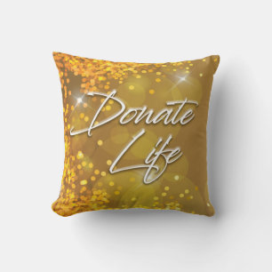 Decoratief Elegant Gold-kerstdonorleven Kussen