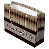 Decoratief Elegant Pattered Groot Cadeauzakje (Achterkant Gekanteld)