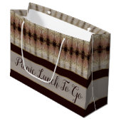 Decoratief Elegant Pattered Groot Cadeauzakje (Voorkant Gekanteld)