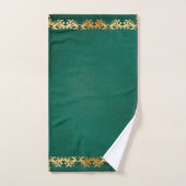 Decoratief Emerald Green Bad Handdoek (Handdoek)