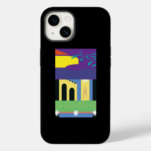 Decoratief en Krachtig Maximalistisch Ontwerp voor iPhone 14 Hoesje