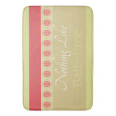 Decoratief en stijlvol bloemig geaccentueerd badmat (Voorkant Verticaal)