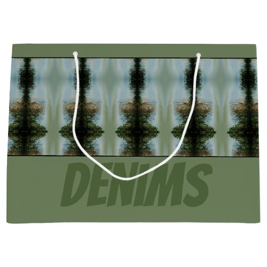 Decoratief en stijlvol groot cadeauzakje (Voorkant)