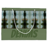 Decoratief en stijlvol groot cadeauzakje (Achterkant)