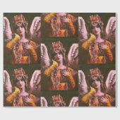 Decoratief  engel-omslagpapier cadeaupapier (Vlak)