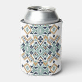 Decoratief etnisch patroon: Amerikaans indiaan. Blikjeskoeler (Blikje Voorkant)