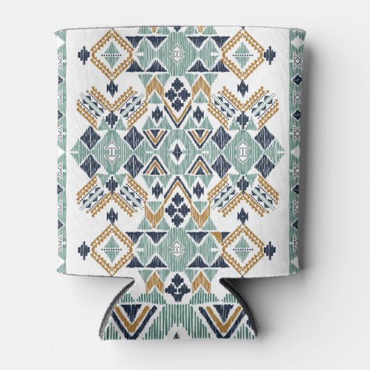 Decoratief etnisch patroon: Amerikaans indiaan. Blikjeskoeler (Voorkant)