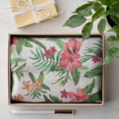 Decoratief Exotisch Bloemen Naadloos Patroon Tissuepapier (Geschenk)