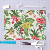 Decoratief Exotisch Bloemen Naadloos Patroon Tissuepapier (Craft)