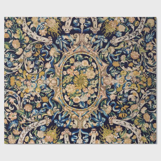 Decoratief flessentapijt cadeaupapier (Vlak)