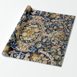 Decoratief flessentapijt cadeaupapier