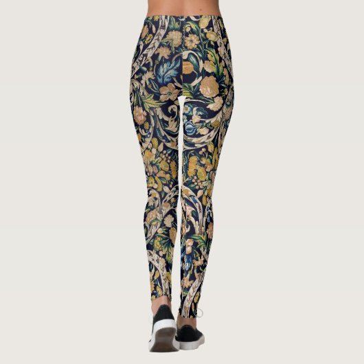 Decoratief flessentapijt leggings (Achterkant)