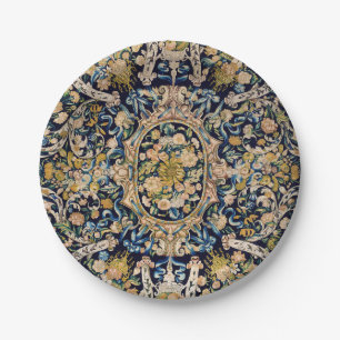 Decoratief flessentapijt papieren bordje