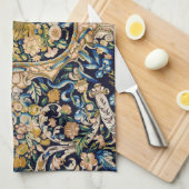 Decoratief flessentapijt theedoek (Quarter Fold)