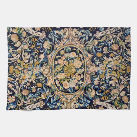 Decoratief flessentapijt theedoek (Horizontaal)