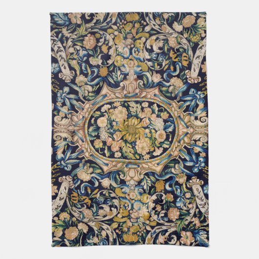 Decoratief flessentapijt theedoek (Verticaal)