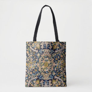 Decoratief flessentapijt tote bag