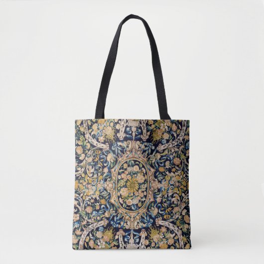 Decoratief flessentapijt tote bag (Voorkant)