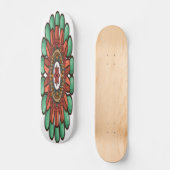 Decoratief Floral Artwork Persoonlijk Skateboard (Voorkant)