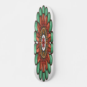 Decoratief Floral Artwork Persoonlijk Skateboard