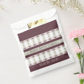 Decoratief Floral geaccentreerd Bedankzakje (Gezegeld)