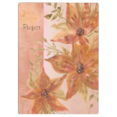 Decoratief Floral gepatterd Klembord (Achterkant)