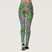 Decoratief Floral/Mandala Leggings (Achterkant)