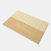 Decoratief Floral ontwerp Deurmat (Schuin)