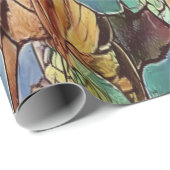  decoratief Floral Patroon Cadeaupapier (Rol Hoek)