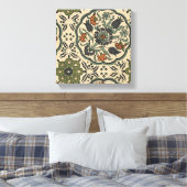 Decoratief Floral Persiaans teile design Canvas Afdruk (Insitu (Slaapkamer))
