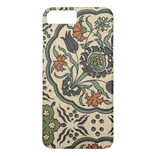 Decoratief Floral Persiaans teile design Case-Mate iPhone Case (Achterkant)