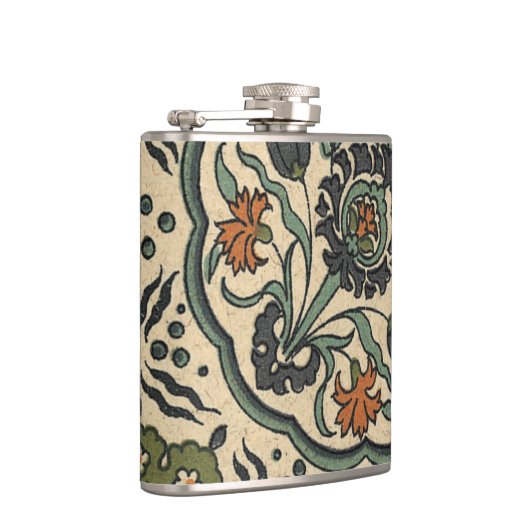 Decoratief Floral Persiaans teile design Heupfles (Rechts)