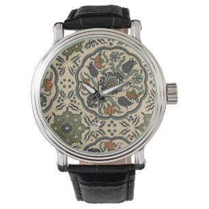 Decoratief Floral Persiaans teile design Horloge