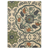 Decoratief Floral Persiaans teile design Klembord (Achterkant)