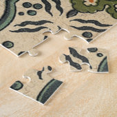 Decoratief Floral Persiaans teile design Legpuzzel (Zijkant)