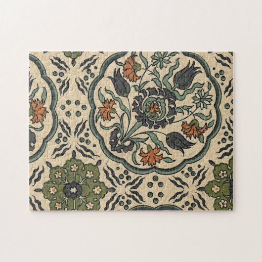 Decoratief Floral Persiaans teile design Legpuzzel (Horizontaal)