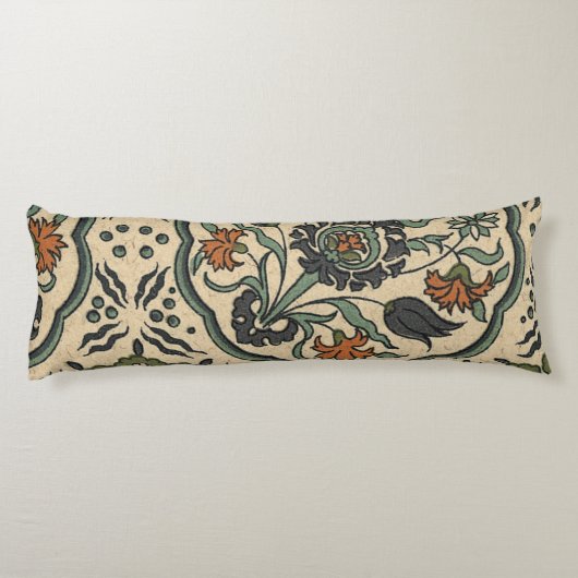 Decoratief Floral Persiaans teile design Lichaamskussen (Achterkant)