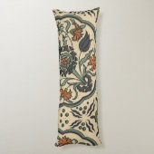 Decoratief Floral Persiaans teile design Lichaamskussen (Achterkant (Verticaal))