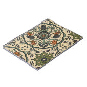 Decoratief Floral Persiaans teile design Notitieboek (Linkerzijde)