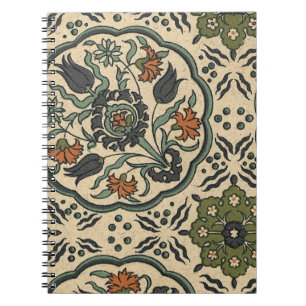 Decoratief Floral Persiaans teile design Notitieboek