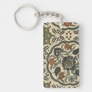 Decoratief Floral Persiaans teile design Sleutelhanger