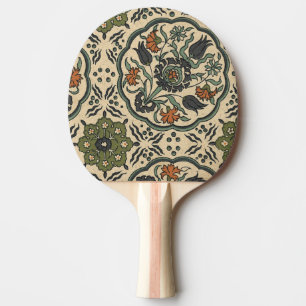 Decoratief Floral Persiaans teile design Tafeltennisbatje