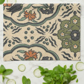 Decoratief Floral Persiaans teile design Theedoek (Gevouwen)