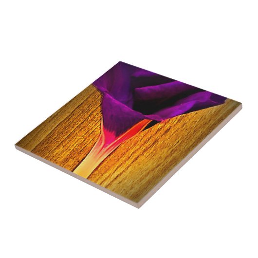 Decoratief Floral Tile Tegeltje (Zijkant)