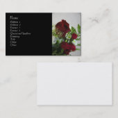 Decoratief Floral Visitekaartje (Voorkant / Achterkant)